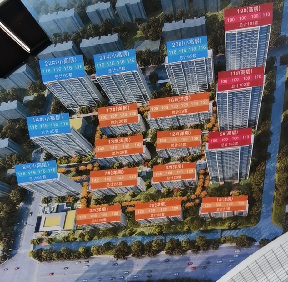 中铁建花语澜苑实景图