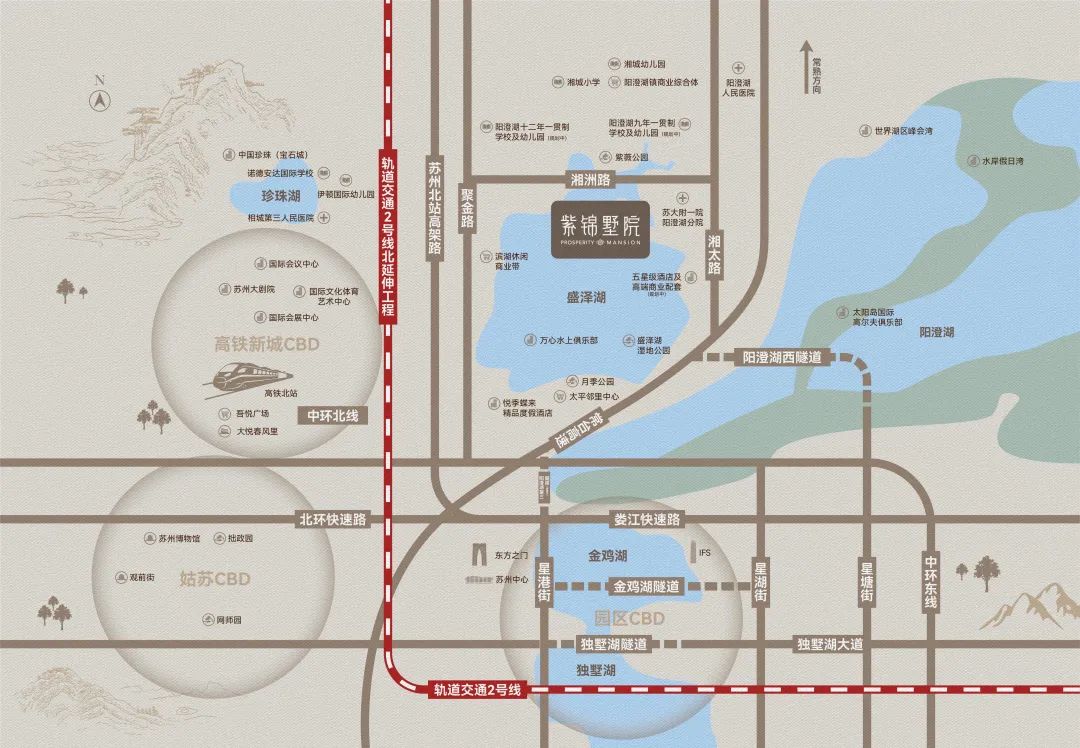 紫锦墅院区位图